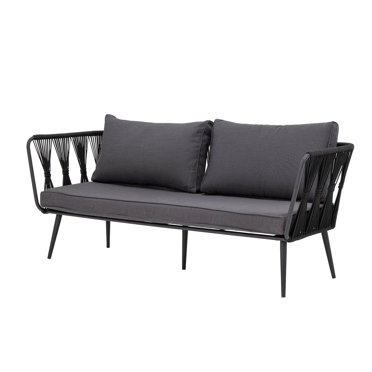 Pavone Sofa, Schwarz, Metall - ZEN ZONE Furniture
