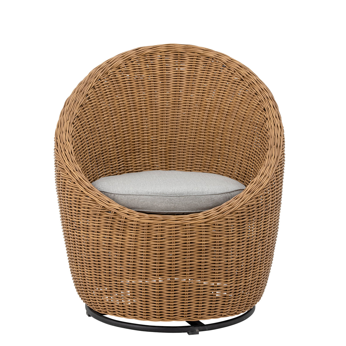 Roccas Loungesessel, Braun, Polyrattan - ZEN ZONE Furniture