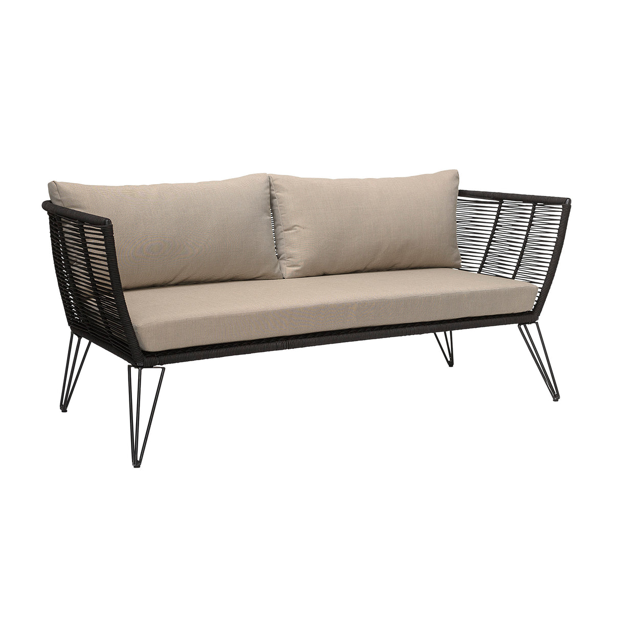 Mundo Sofa, Schwarz, Metall - ZEN ZONE Furniture