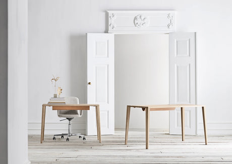 Graceful Schreibtisch aus massiver Eiche 110 x 50, H74 cm - ZEN ZONE Furniture