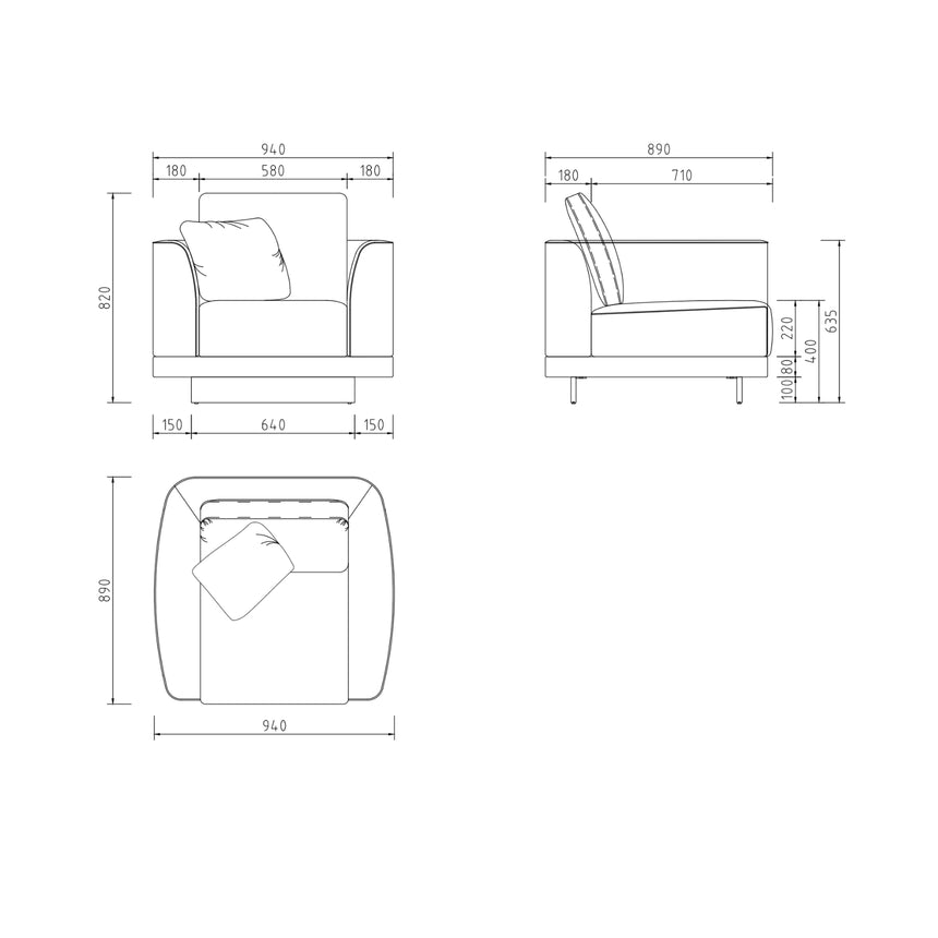GREGORIO Armlehnstuhl - ZEN ZONE Furniture