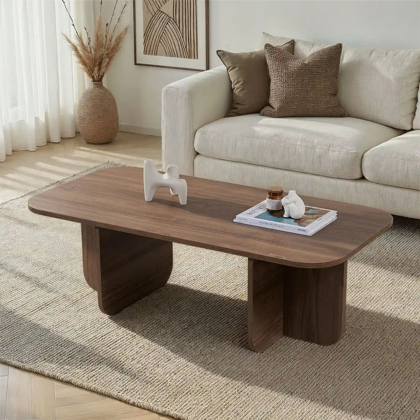 Couchtisch Akira aus melaminbeschichteten Holz, 120×60×41 cm von Hanah Home – Bild 1
