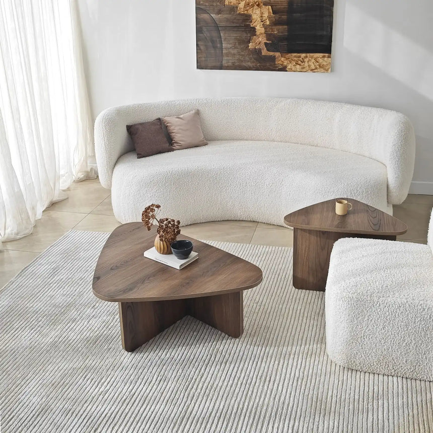 Couchtisch Ballare Set aus melaminharzbeschichteten Holz, 90×60×35 cm von Hanah Home – Bild 3