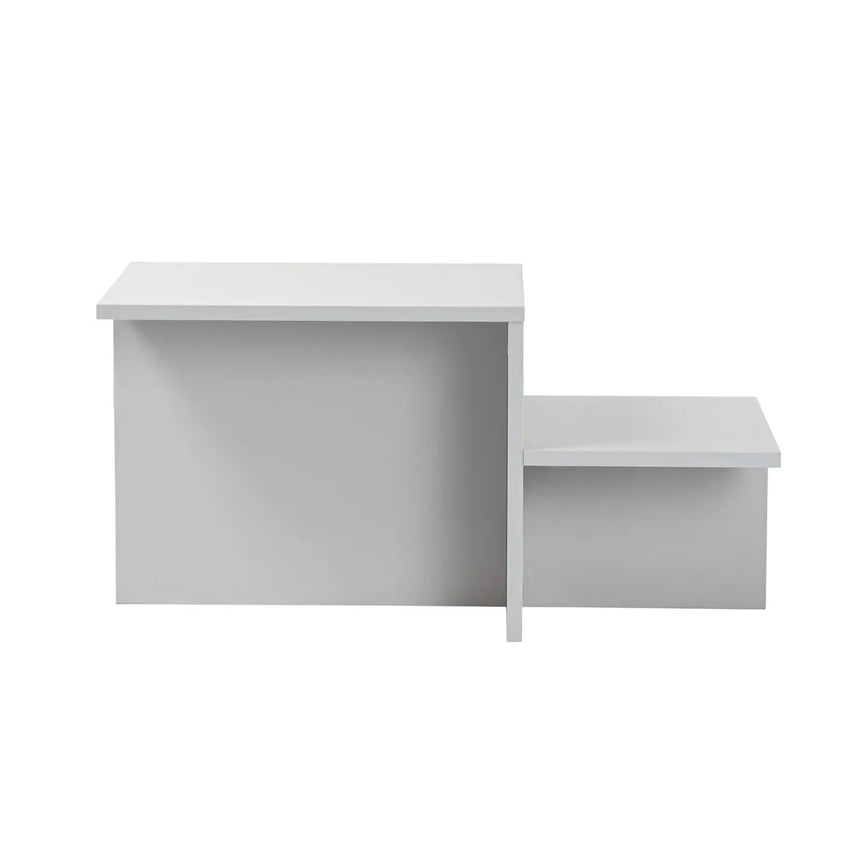Couchtisch Harmony aus melaminbeschichteten Holz, 80×40×40 cm - ZEN ZONE Furniture