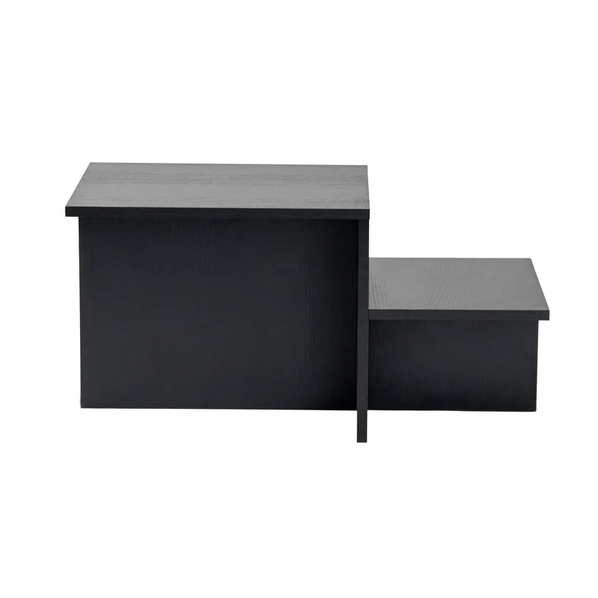 Couchtisch Harmony aus melaminbeschichteten Holz, 80×40×40 cm - ZEN ZONE Furniture