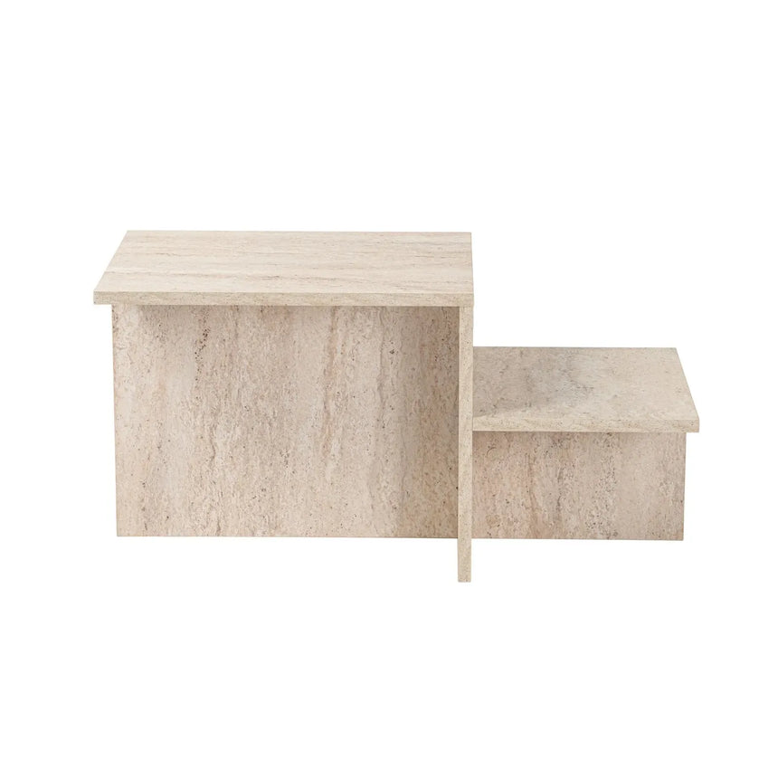 Couchtisch Harmony aus melaminbeschichteten Holz, 80×40×40 cm - ZEN ZONE Furniture