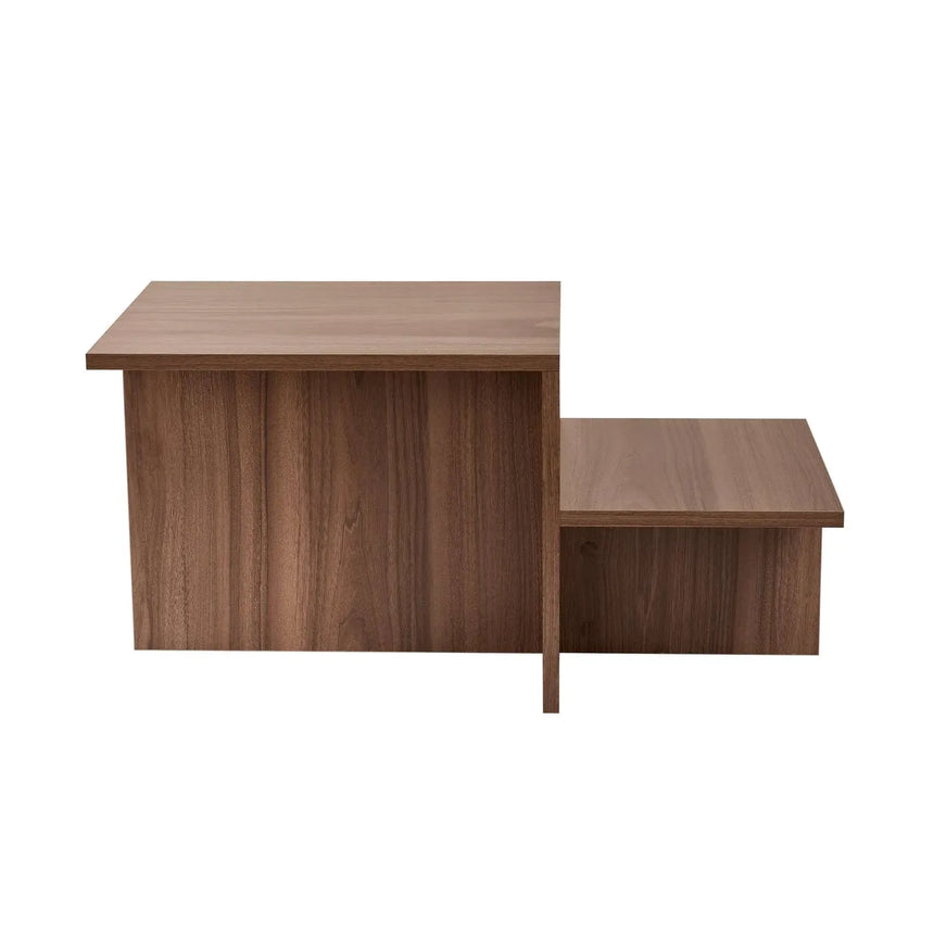 Couchtisch Harmony aus melaminbeschichteten Holz, 80×40×40 cm - ZEN ZONE Furniture