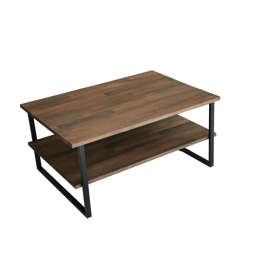 Couchtisch Neta aus massivem Kiefernholz und Metall, 85×60×40 cm von Hanah Home – Bild 8