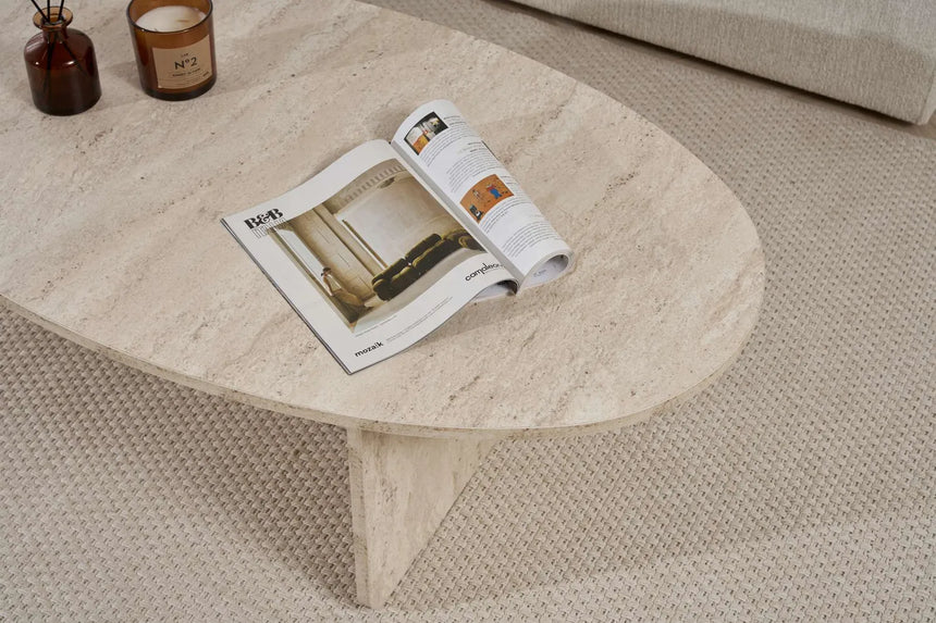 Couchtisch Orba aus melaminbeschichteter Spanplatte, 120×65×40 cm von Hanah Home – Bild 6