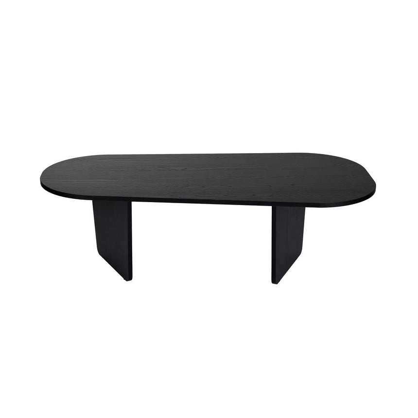 Couchtisch Ovalis aus Holz, 130×65×40 cm - ZEN ZONE Furniture