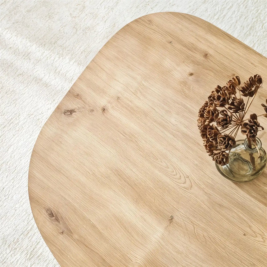 Couchtisch Rock aus melaminbeschichteten Holz in Saphir-Eiche, 100×60×35 cm von Hanah Home – Bild 7