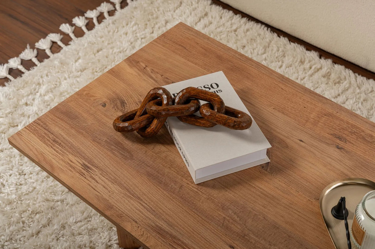 Couchtisch Sabin aus melaminbeschichteten Holz in Atlantik-Kiefer, 119×60×40 cm von Hanah Home – Bild 5