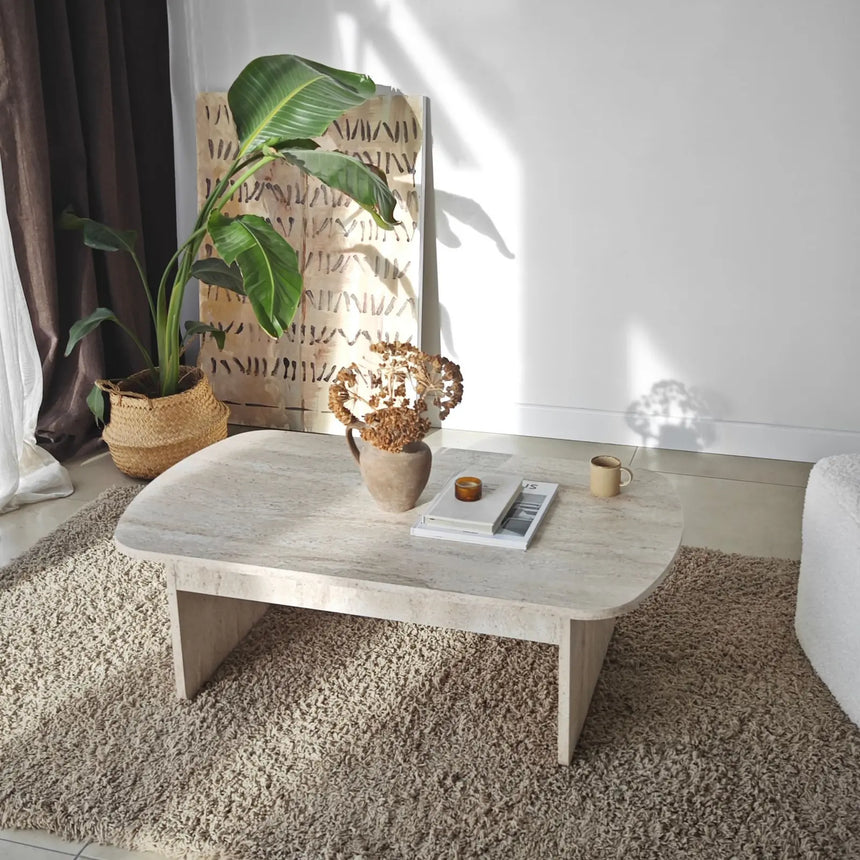 Couchtisch Theseus aus melaminbeschichteten Holz, 105×60×35 cm von Hanah Home – Bild 3