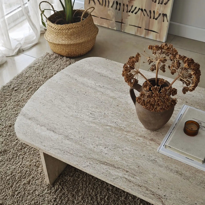 Couchtisch Theseus aus melaminbeschichteten Holz, 105×60×35 cm von Hanah Home – Bild 5