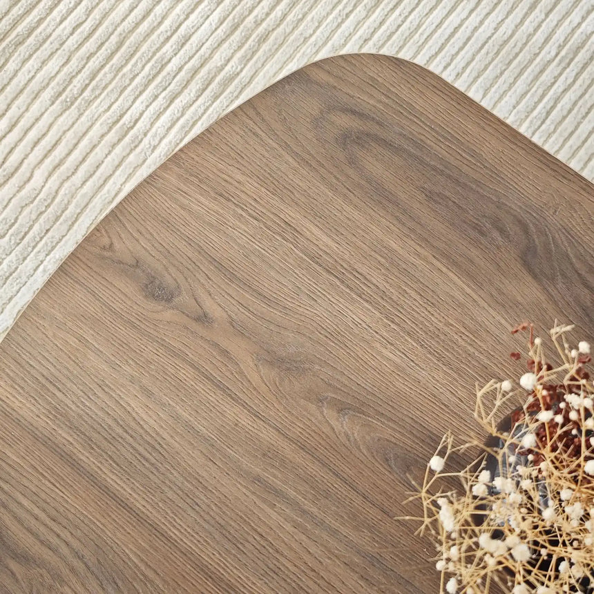 Couchtisch Theseus aus melaminbeschichteten Holz in Walnuss, 105×60×35 cm von Hanah Home – Bild 8