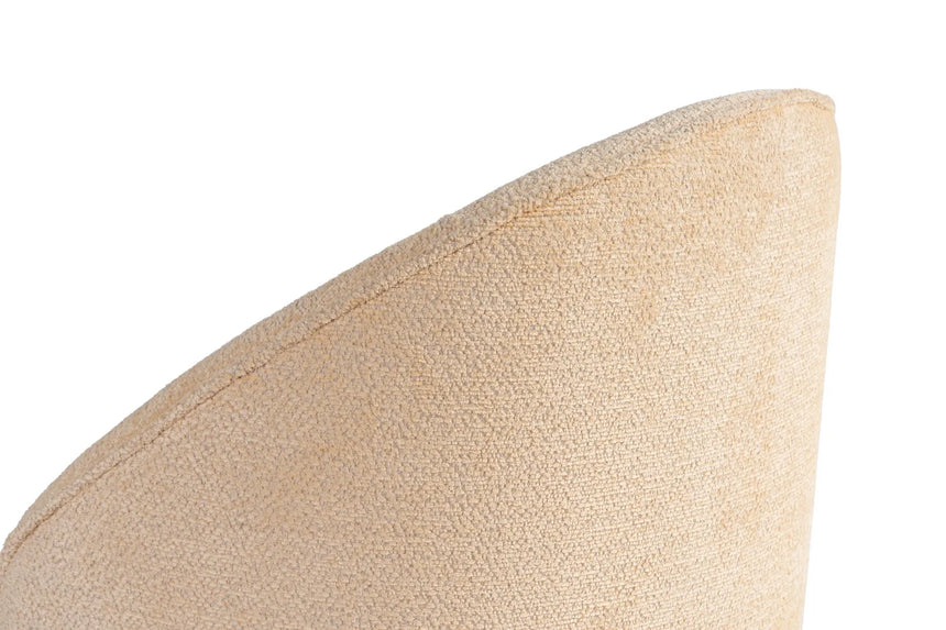 Essstuhl Bentley aus Buche und Baumwolle in Beige und dunkler Eiche, 2er-Pack von Hanah Home – Bild 5