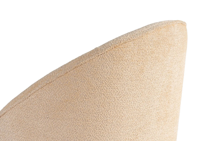 Essstuhl Bentley aus Buche und Baumwolle in Beige und heller Eiche, 2er-Pack von Hanah Home – Bild 5