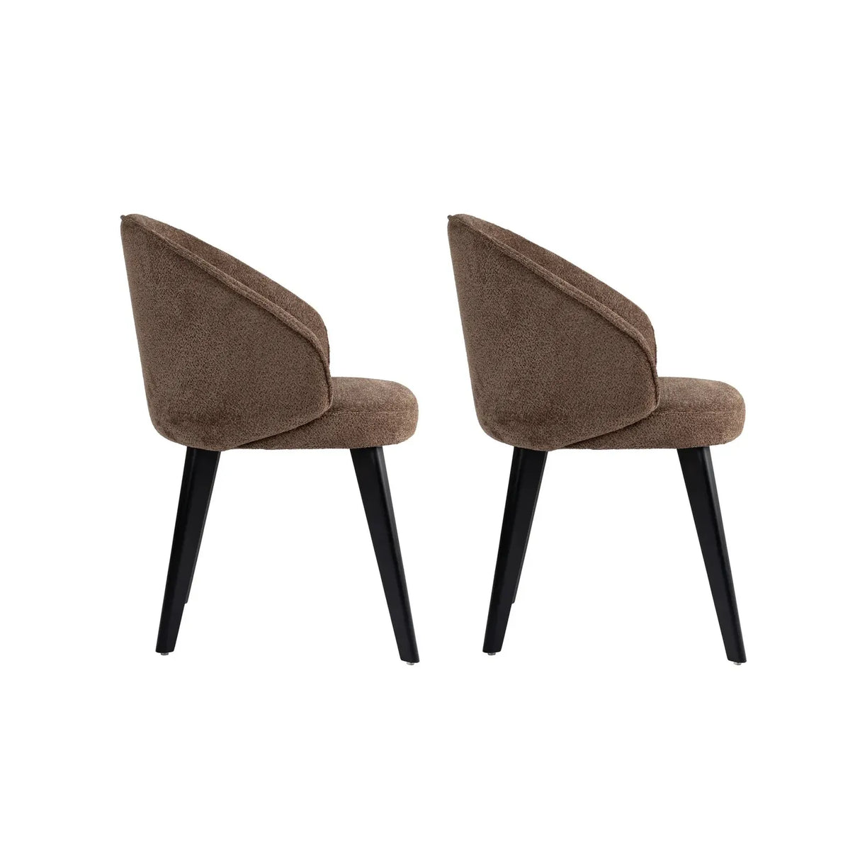Essstuhl Bentley aus Buche und Baumwolle, 2er-Pack - ZEN ZONE Furniture