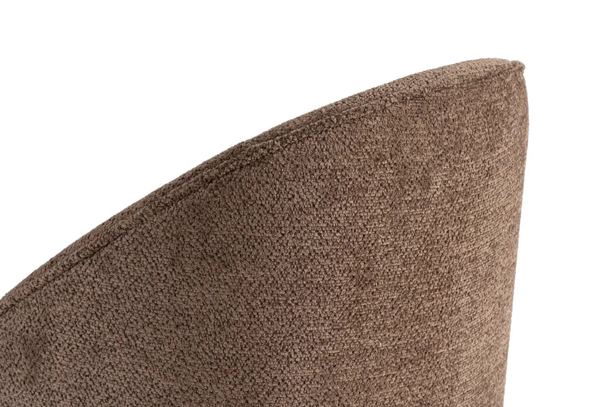 Essstuhl Bentley aus Buche und Baumwolle in Braun und heller Eiche, 2er-Pack von Hanah Home – Bild 5