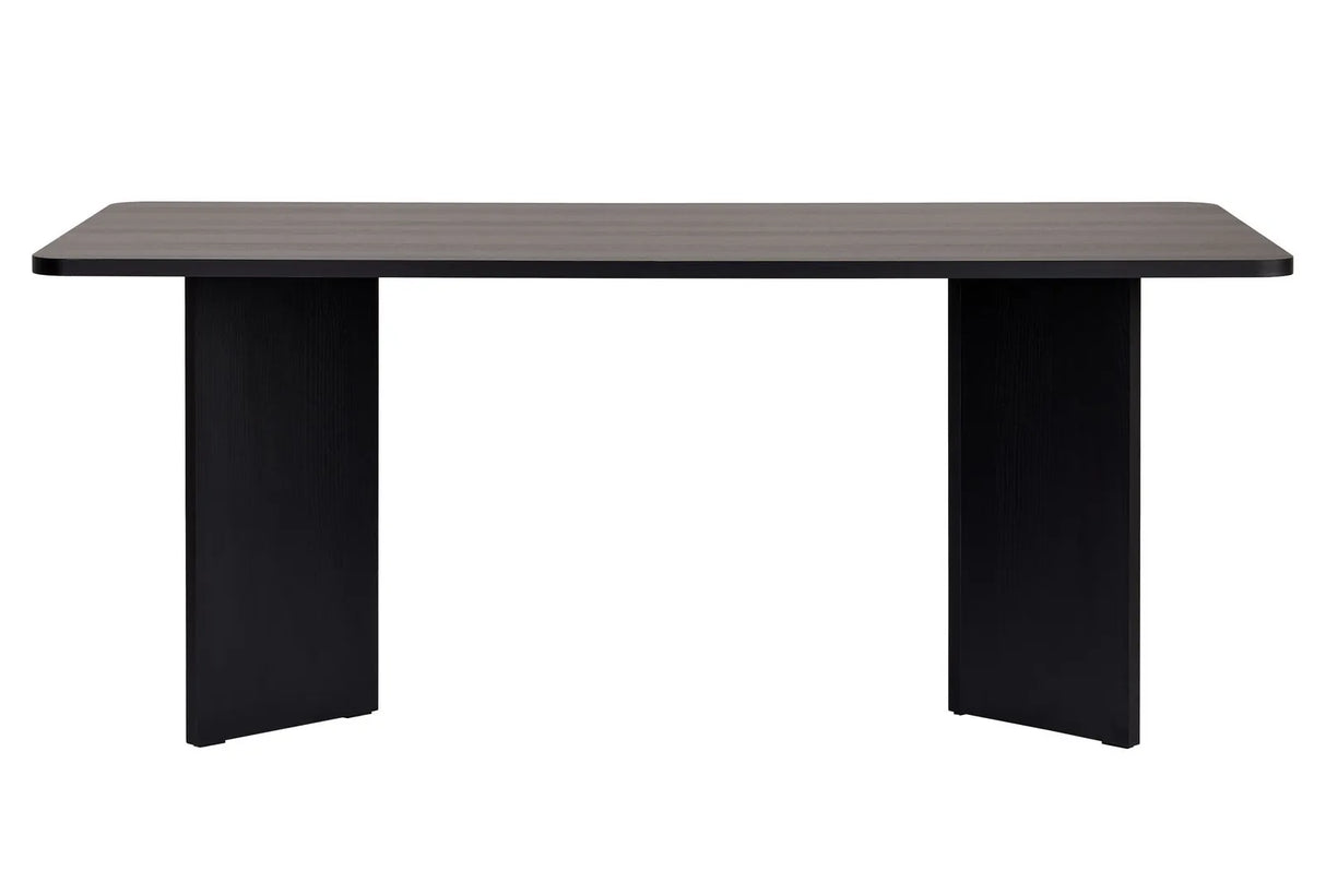 Esstisch Linza aus melaminbeschichteten Holz in Holzschwarz, 180×90×75 cm von Hanah Home – Bild 5