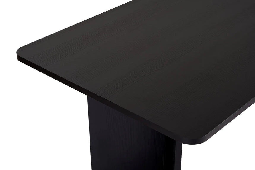 Esstisch Linza aus melaminbeschichteten Holz in Holzschwarz, 180×90×75 cm von Hanah Home – Bild 7
