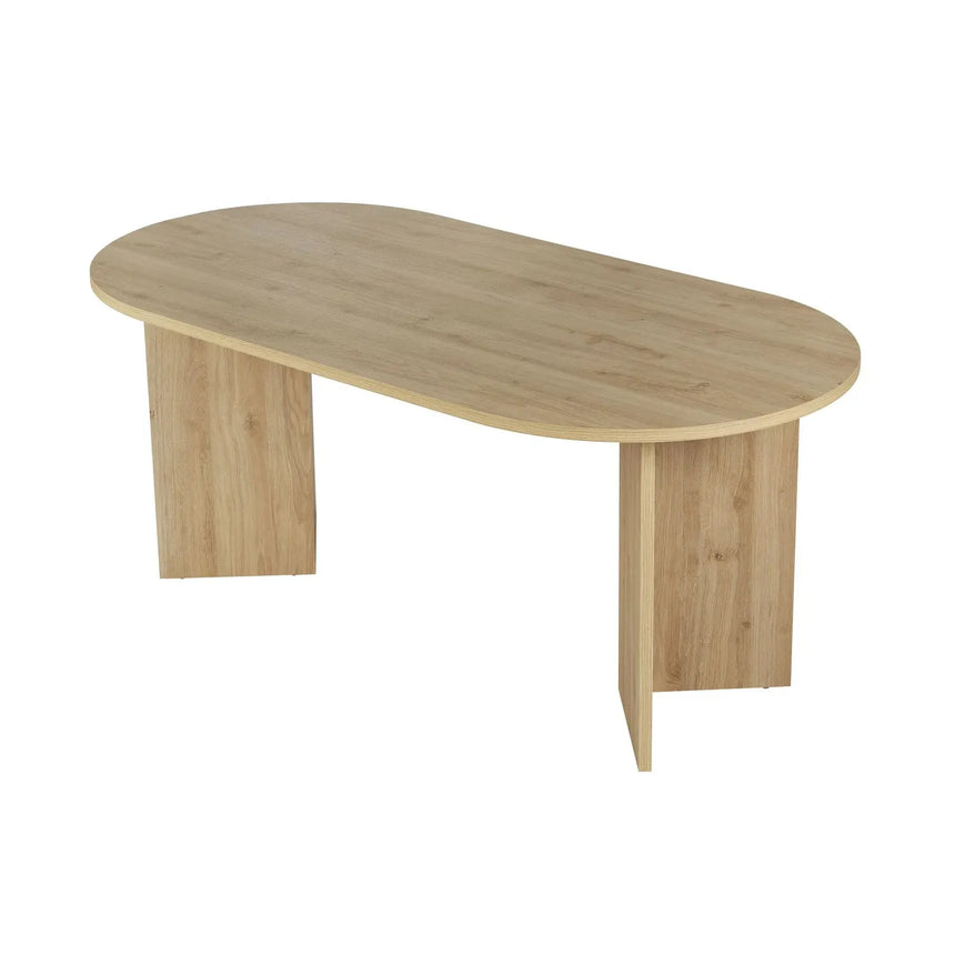 Esstisch Sablin aus melaminbeschichteten Holz, 180×90×75 cm - ZEN ZONE Furniture