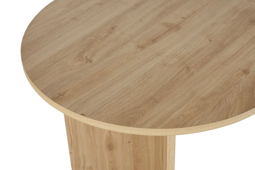 Esstisch Sablin aus melaminbeschichteten Holz in Saphir-Eiche, 180×90×75 cm von Hanah Home – Bild 7