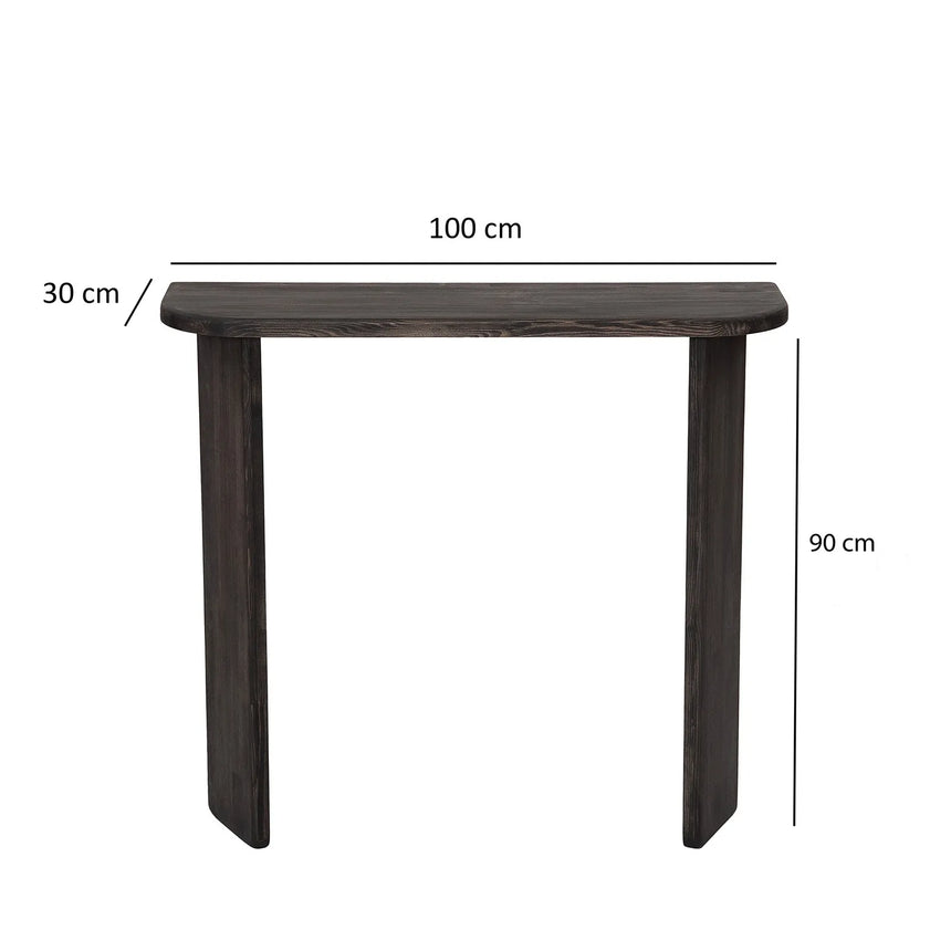 Kommode Ikigai aus Massivholz, 100×30×90 cm von Hanah Home – Bild 5