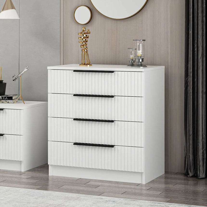Kommode Kale aus melaminbeschichteten Holz, 72×42×77 cm von Hanah Home – Bild 2