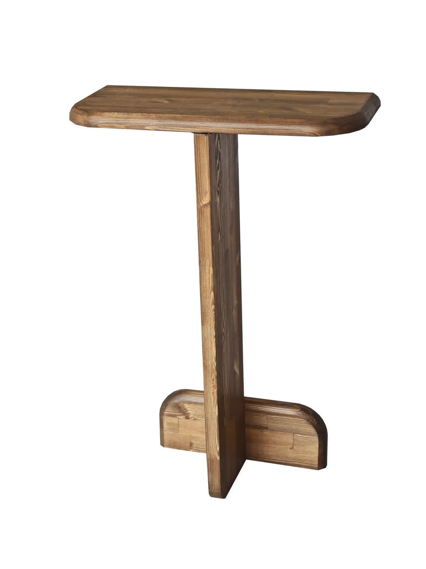Kommode Pratico aus Kiefernholz in Walnuss, 85×25×80 cm von Hanah Home – Bild 8