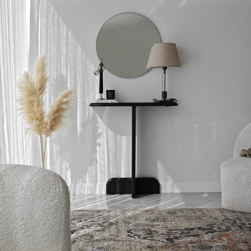 Kommode Pratico aus Massivholz, 85×25×80 cm von Hanah Home – Bild 3