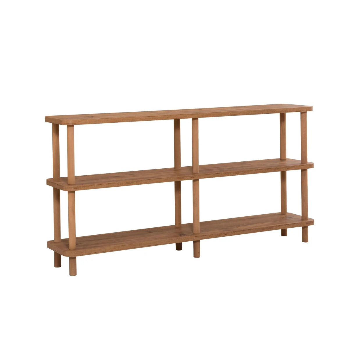 Regale Raca aus melaminbeschichteten Holz und Buche, 150×35×74.9 cm von Hanah Home – Bild 5