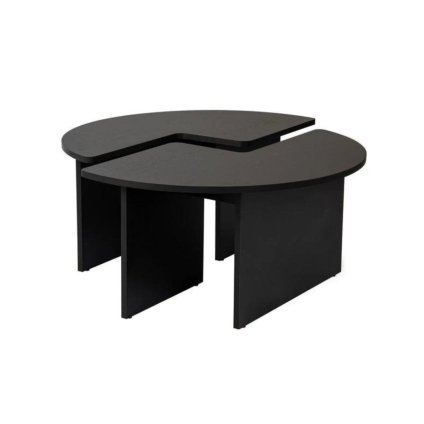 Runder Couchtisch Moira aus Holz 90Ø - ZEN ZONE Furniture