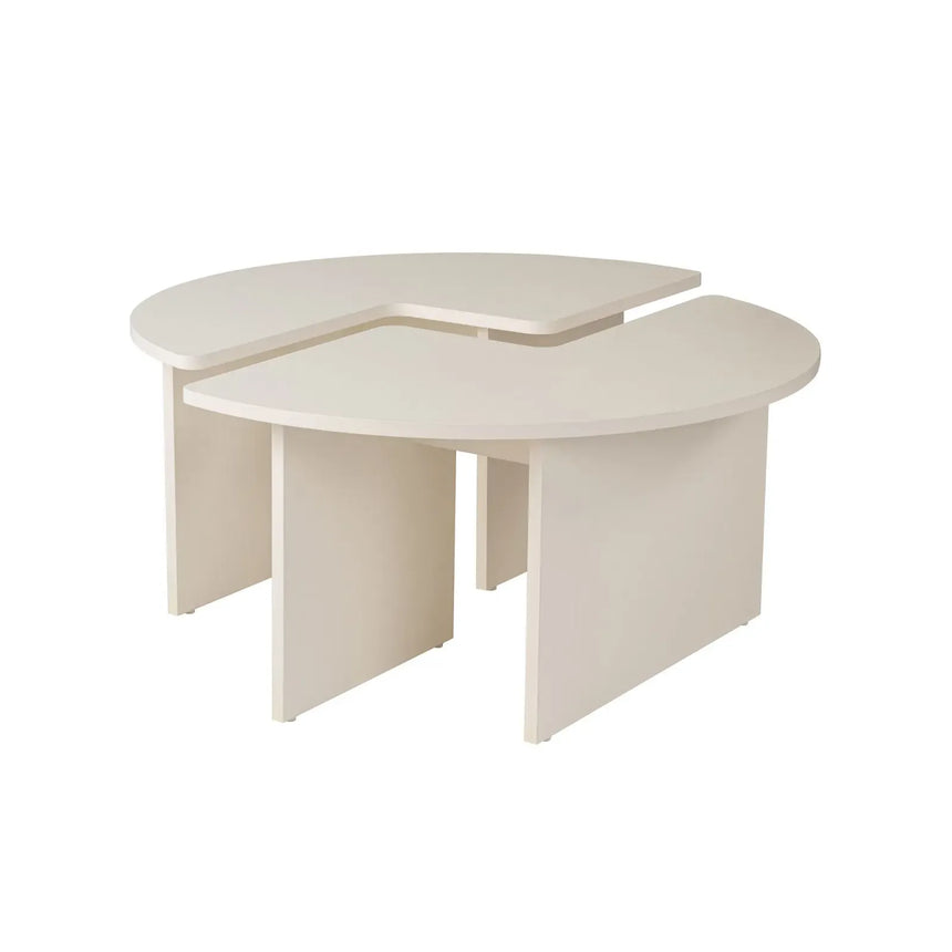 Runder Couchtisch Moira aus Holz 90Ø - ZEN ZONE Furniture