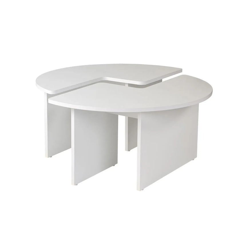Runder Couchtisch Moira aus Holz 90Ø - ZEN ZONE Furniture