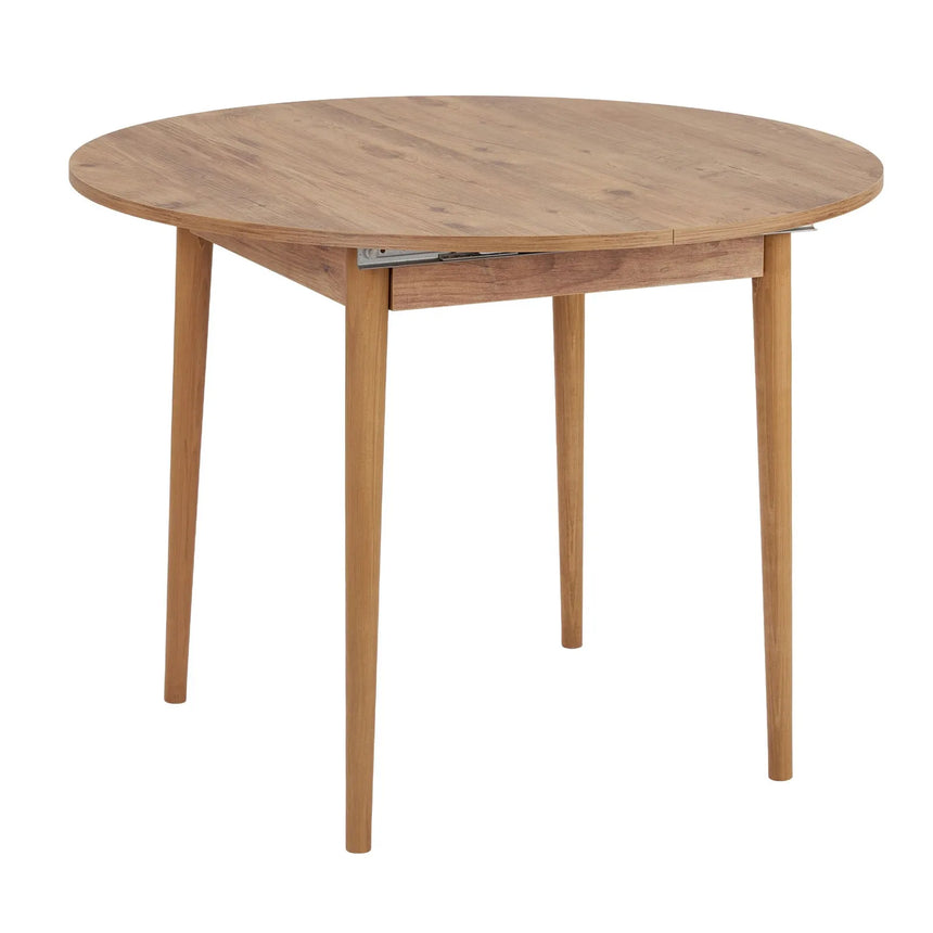 Runder Esstisch Viona aus melaminbeschichteten Holz, 100×100×75 cm von Hanah Home – Bild 4