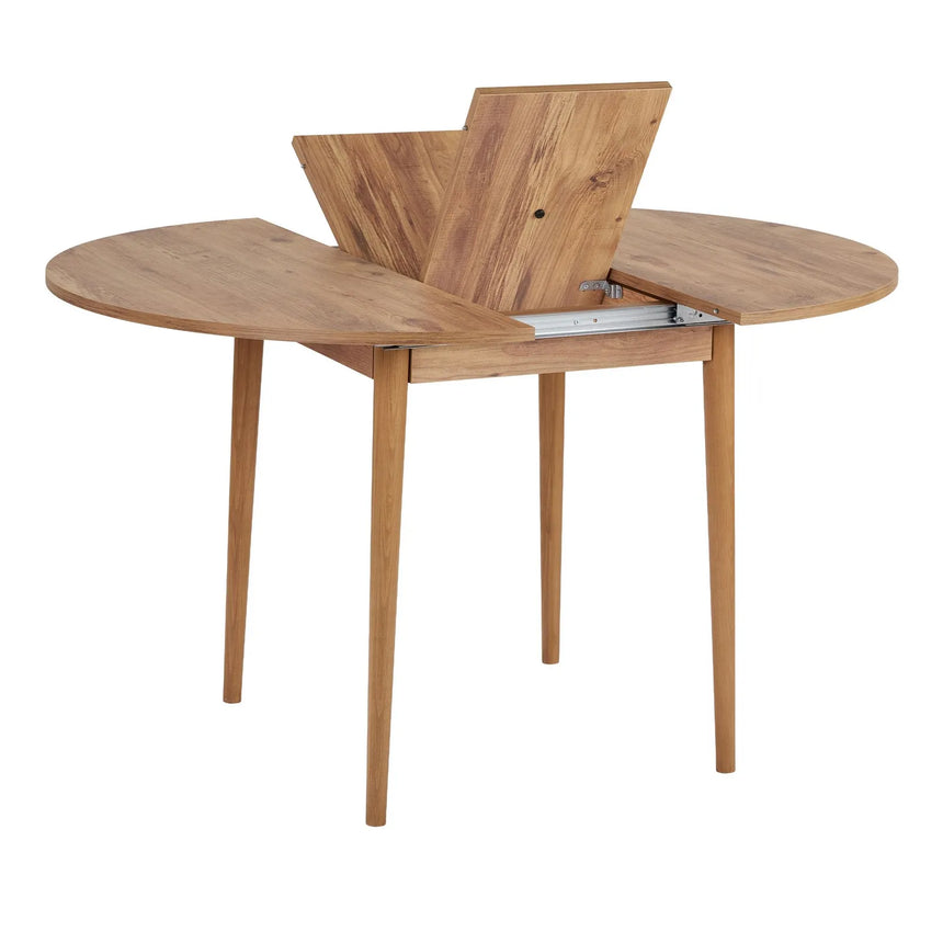 Runder Esstisch Viona aus melaminbeschichteten Holz, 100×100×75 cm von Hanah Home – Bild 6