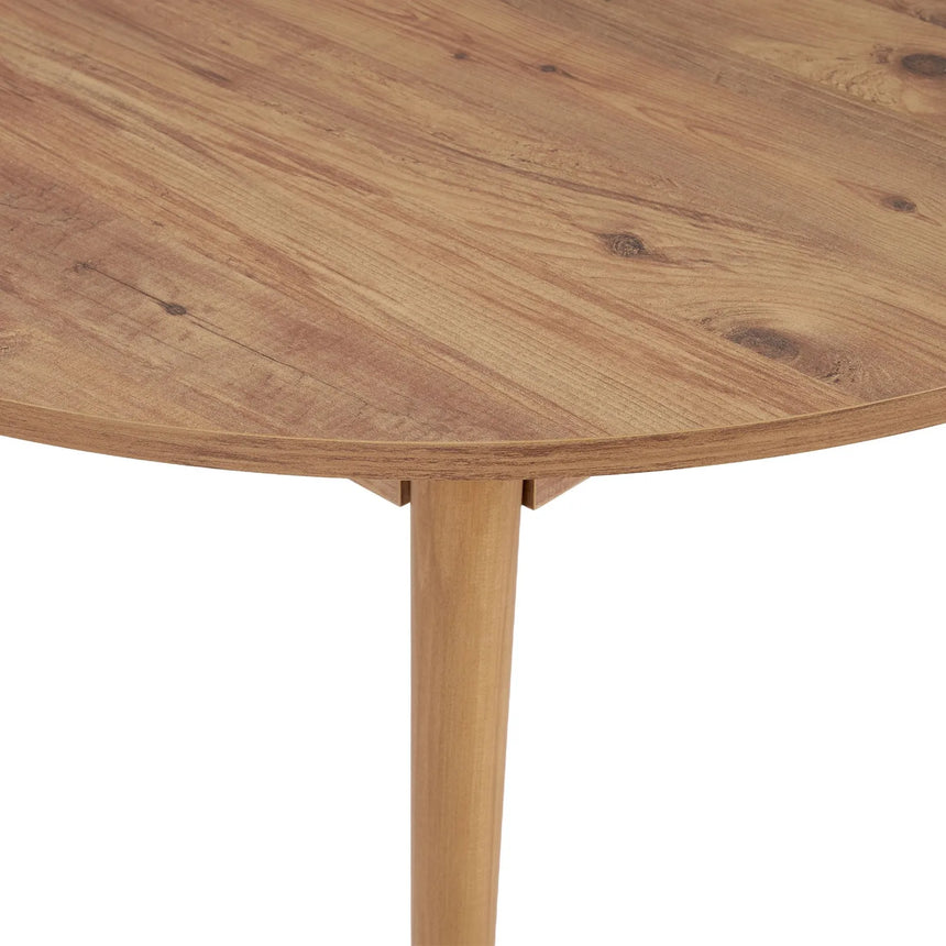 Runder Esstisch Viona aus melaminbeschichteten Holz, 100×100×75 cm von Hanah Home – Bild 8