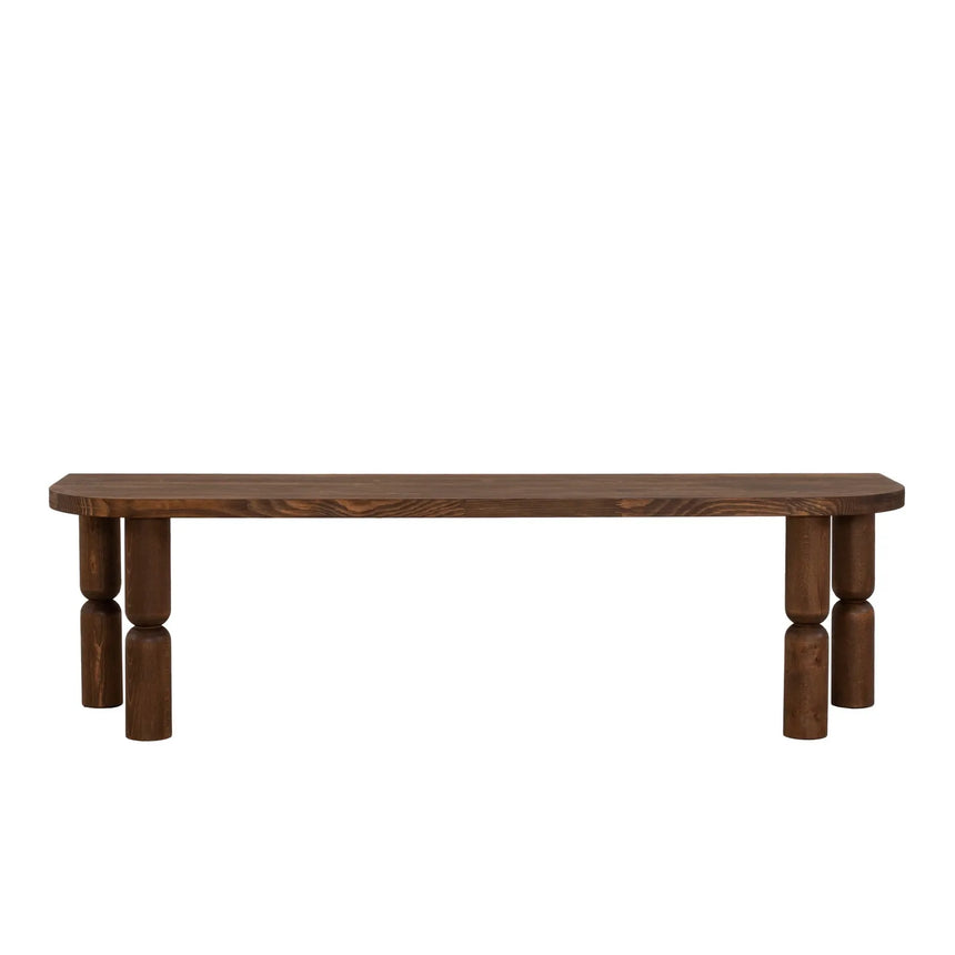 TV-Schrank Ida aus Massivholz in Walnuss, 140×35×40 cm von Hanah Home – Bild 7