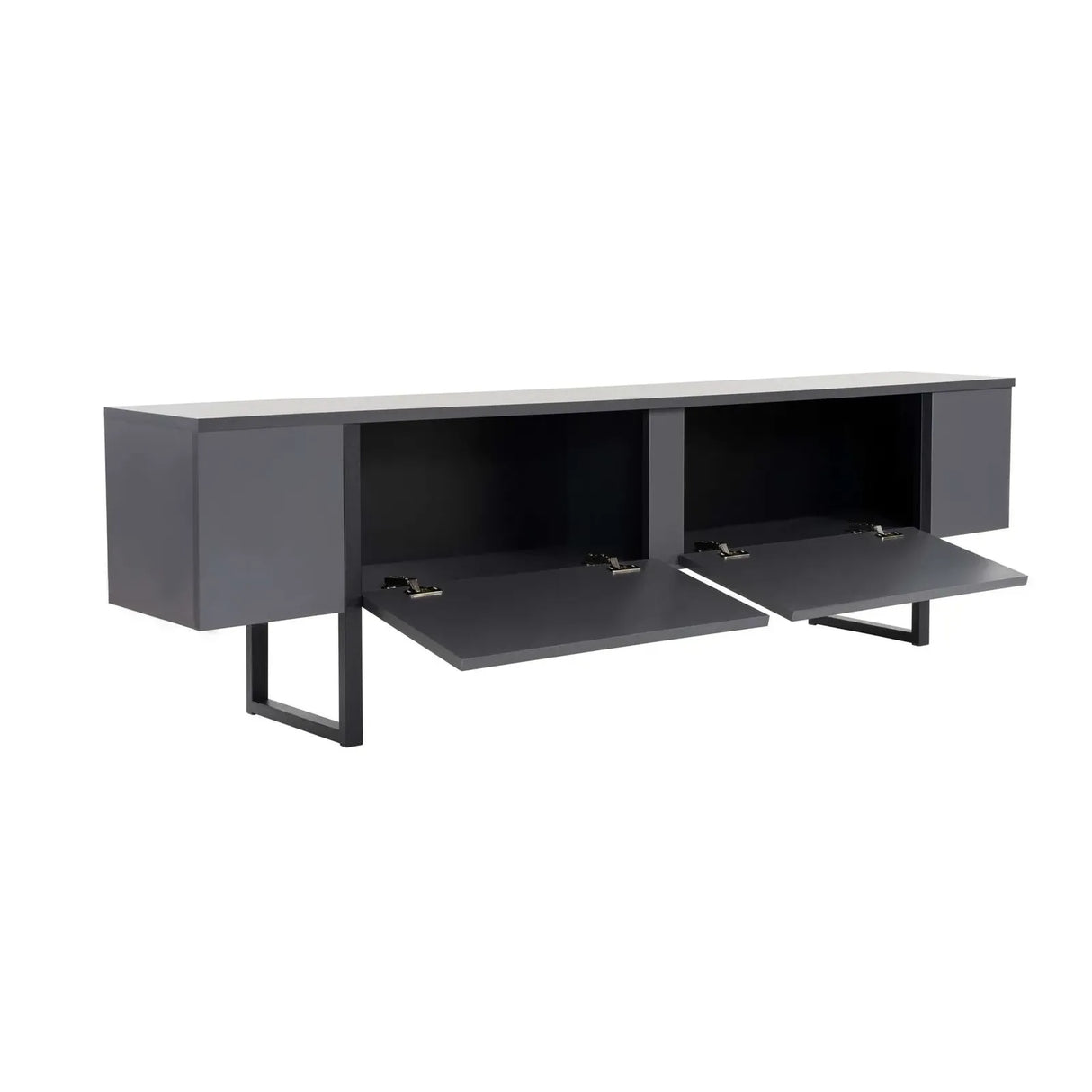 TV cabinet Serenity made of melamine-coated wood, 180×29.5×50 cm