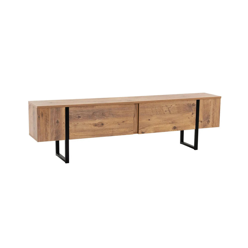 TV-Schrank Serenity aus melaminbeschichteten Holz, 180×29,5×50 cm - ZEN ZONE Furniture