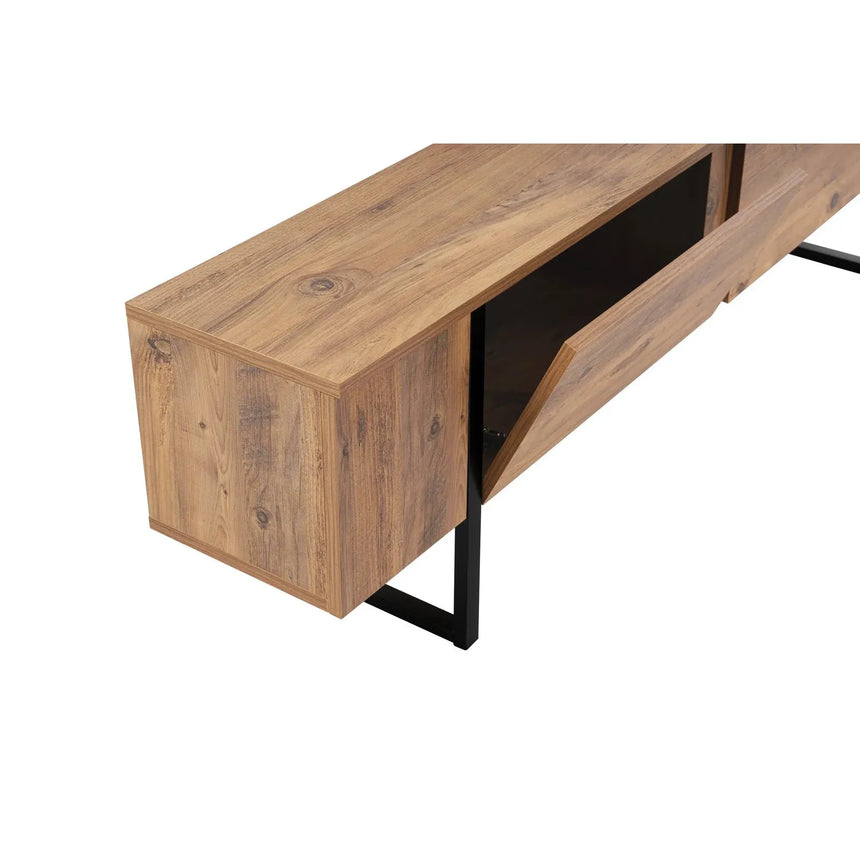 TV-Schrank Serenity aus melaminbeschichteten Holz, 180×29,5×50 cm - ZEN ZONE Furniture