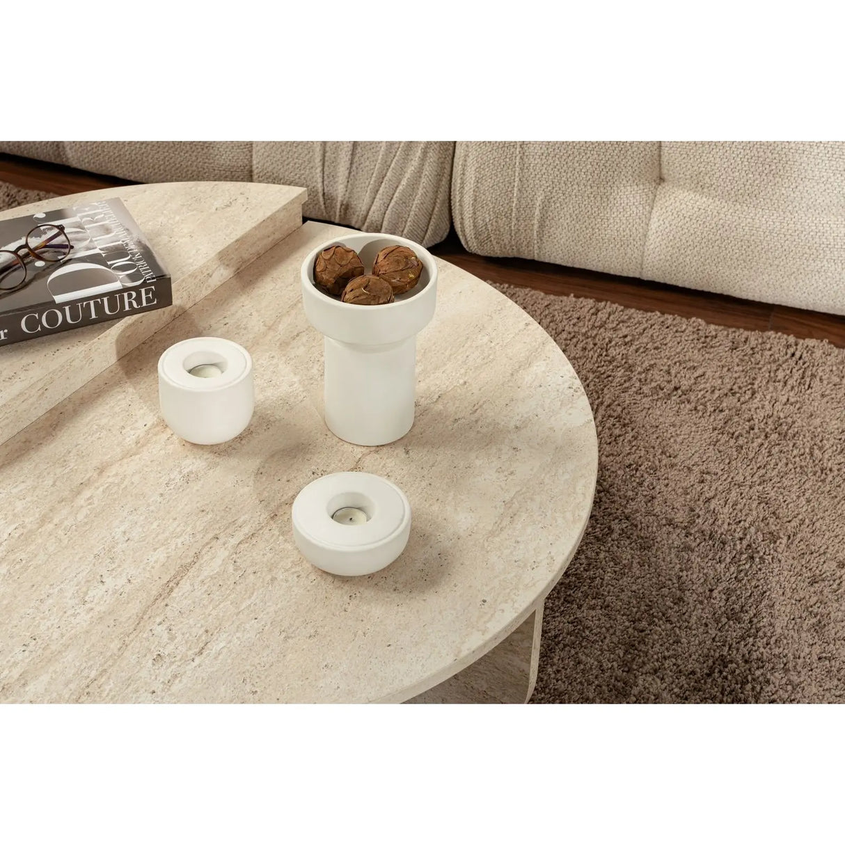 Couchtisch Orion aus Holz in verschiedenen Farben, 90x60x30 cm – Bild 5