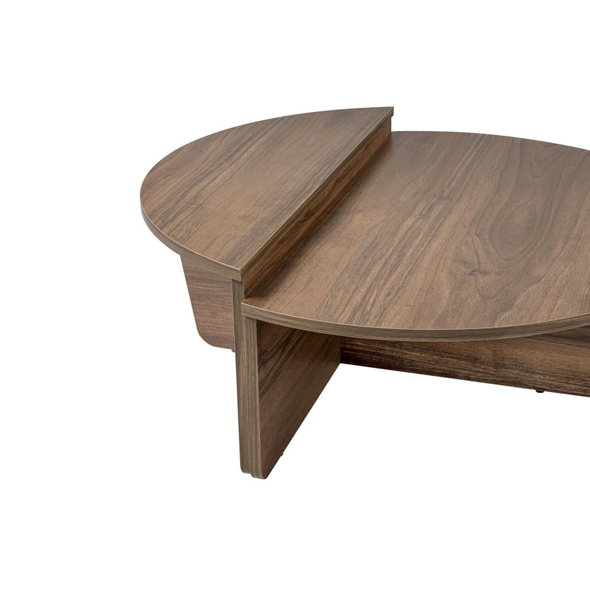 Couchtisch Orion aus Holz in Walnuss, 90x60x30 cm – Bild 8