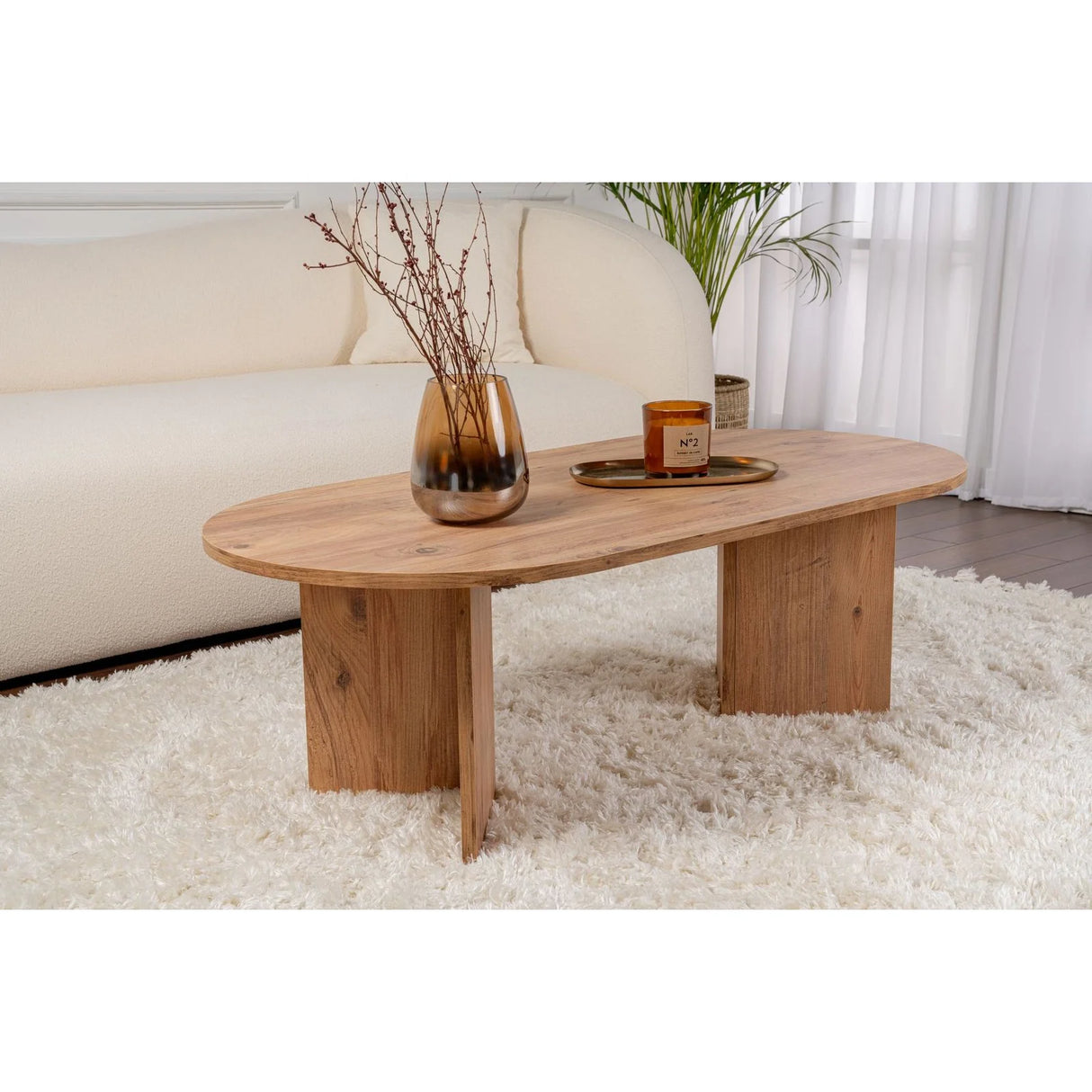 Couchtisch Sable aus Holz in Atlantic Pine, 119x60x40 cm – Bild 1