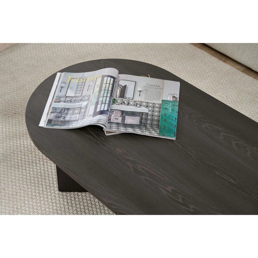 Couchtisch Sable aus Holz in Lumiere Schwarz, 119x60x40 cm – Bild 5
