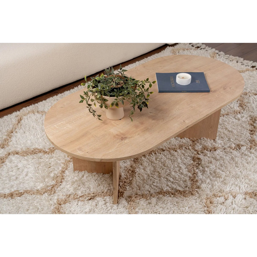 Couchtisch Sable aus Holz in Saphir Eiche, 119x60x40 cm – Bild 3