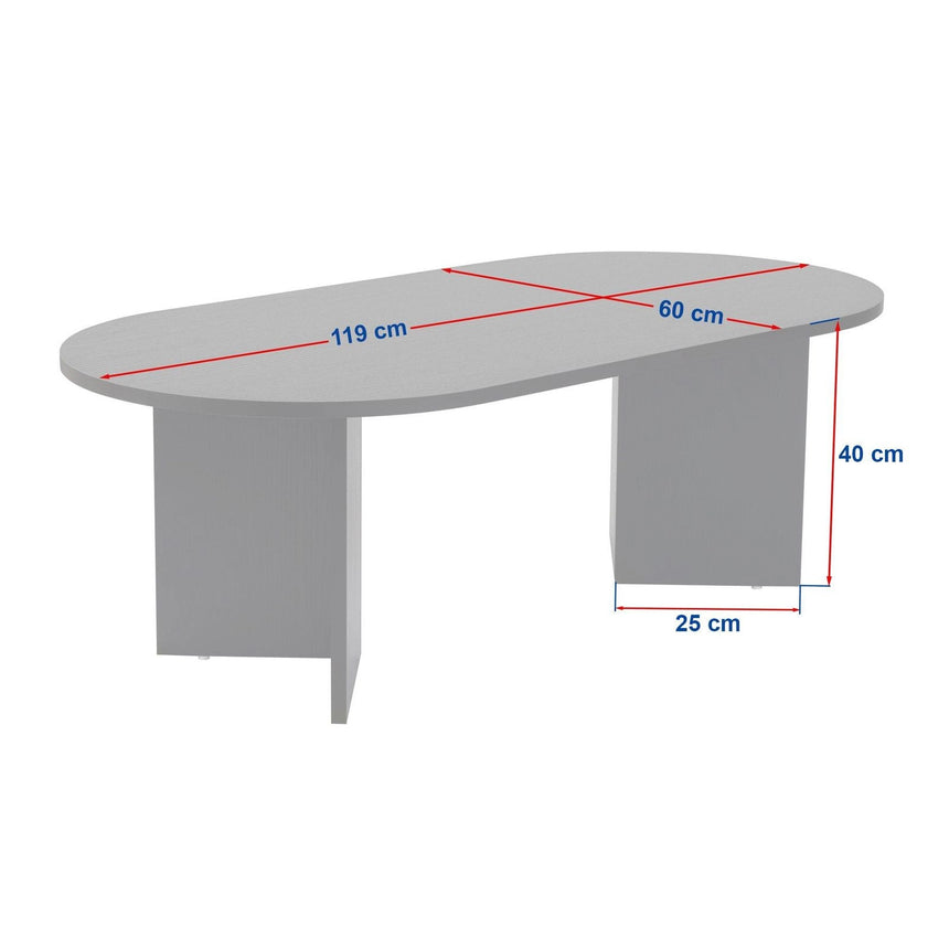 Couchtisch Sable aus Holz in Schwarz, 119x60x40 cm – Bild 9