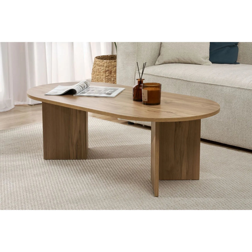 Couchtisch Sable aus Holz in verschiedenen Farben, 119x60x40 cm – Bild 1