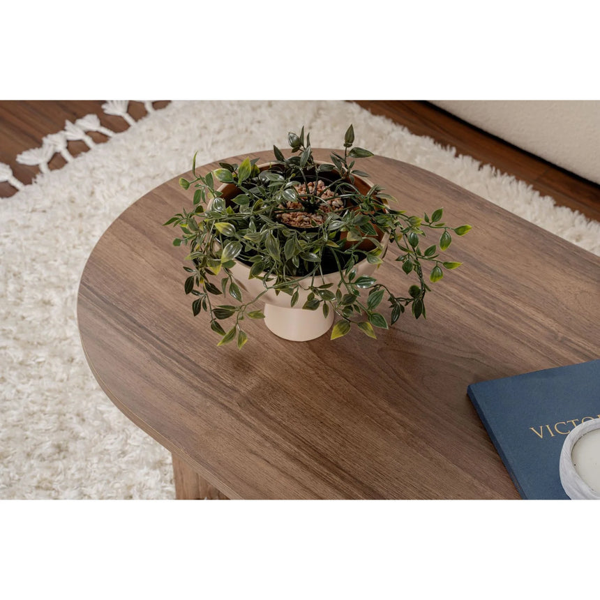 Couchtisch Sable aus Holz in Walnuss, 119x60x40 cm – Bild 5